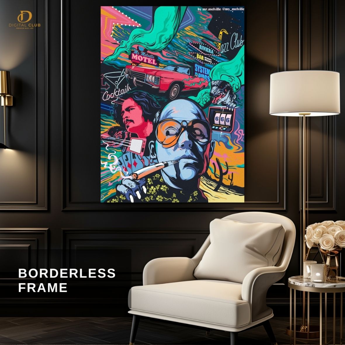 Fear and loathing in Las Vegas - Movie - Premium Wall Art