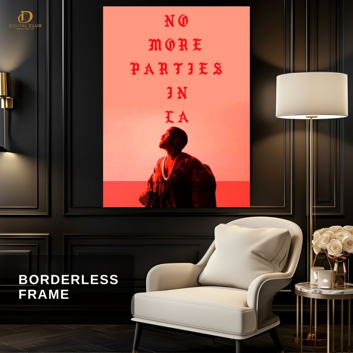 Kanye West "Quote"- Music Artist- Premium Wall Art