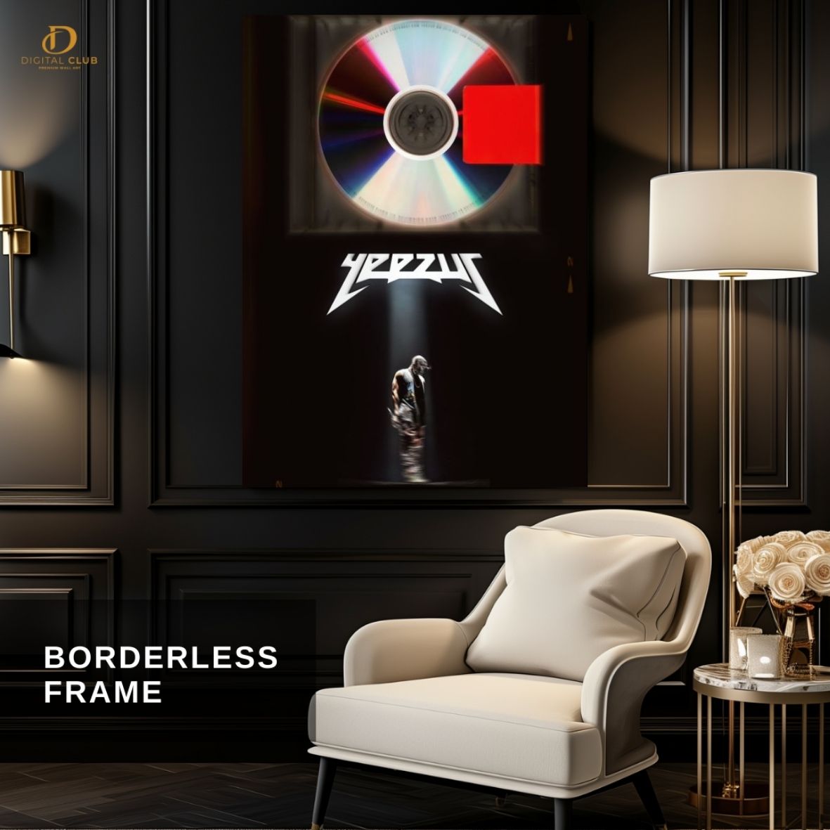 Kanye West Poster - Music Artist- Premium Wall Art