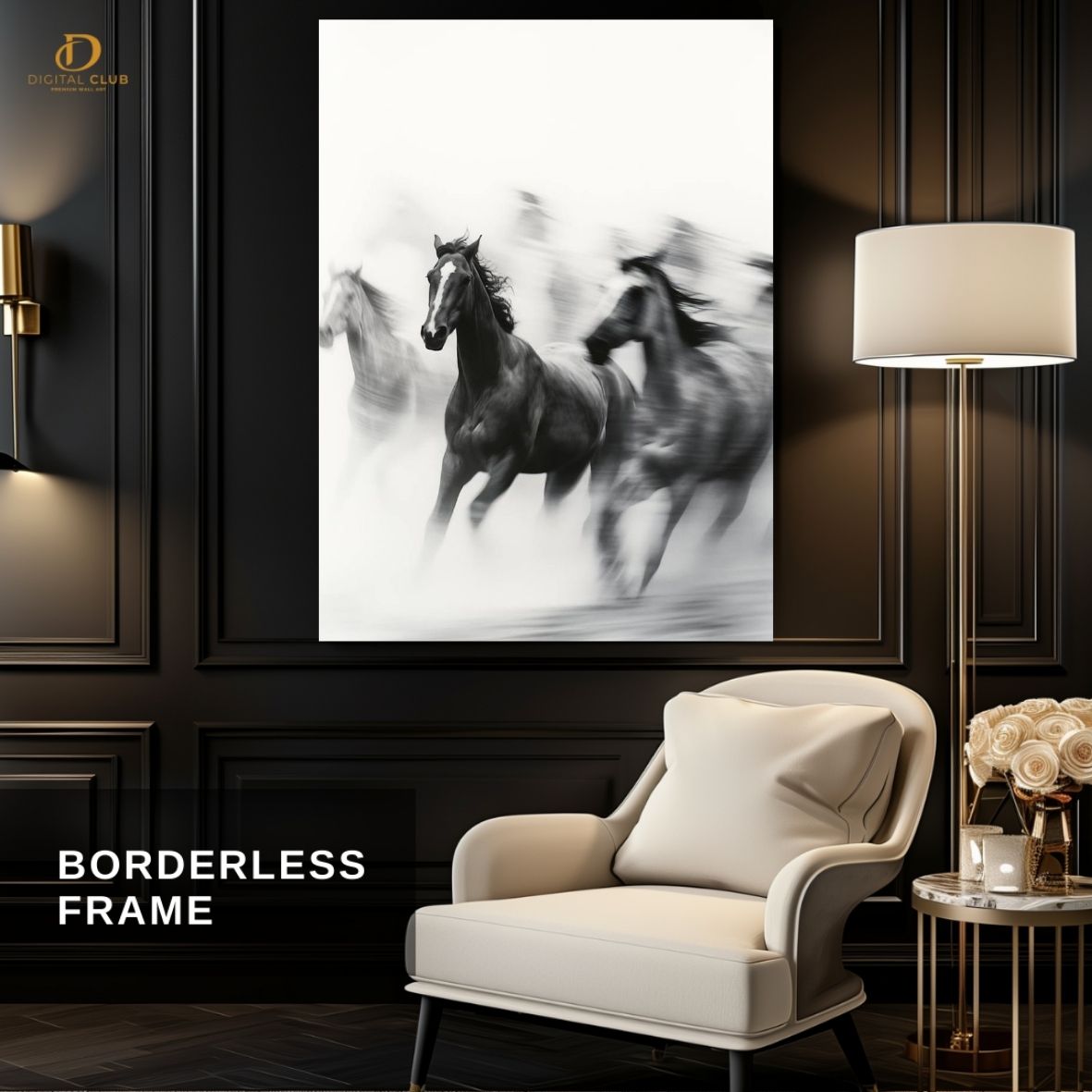 Horse Artwork 17- Animal-Premium Wall Art
