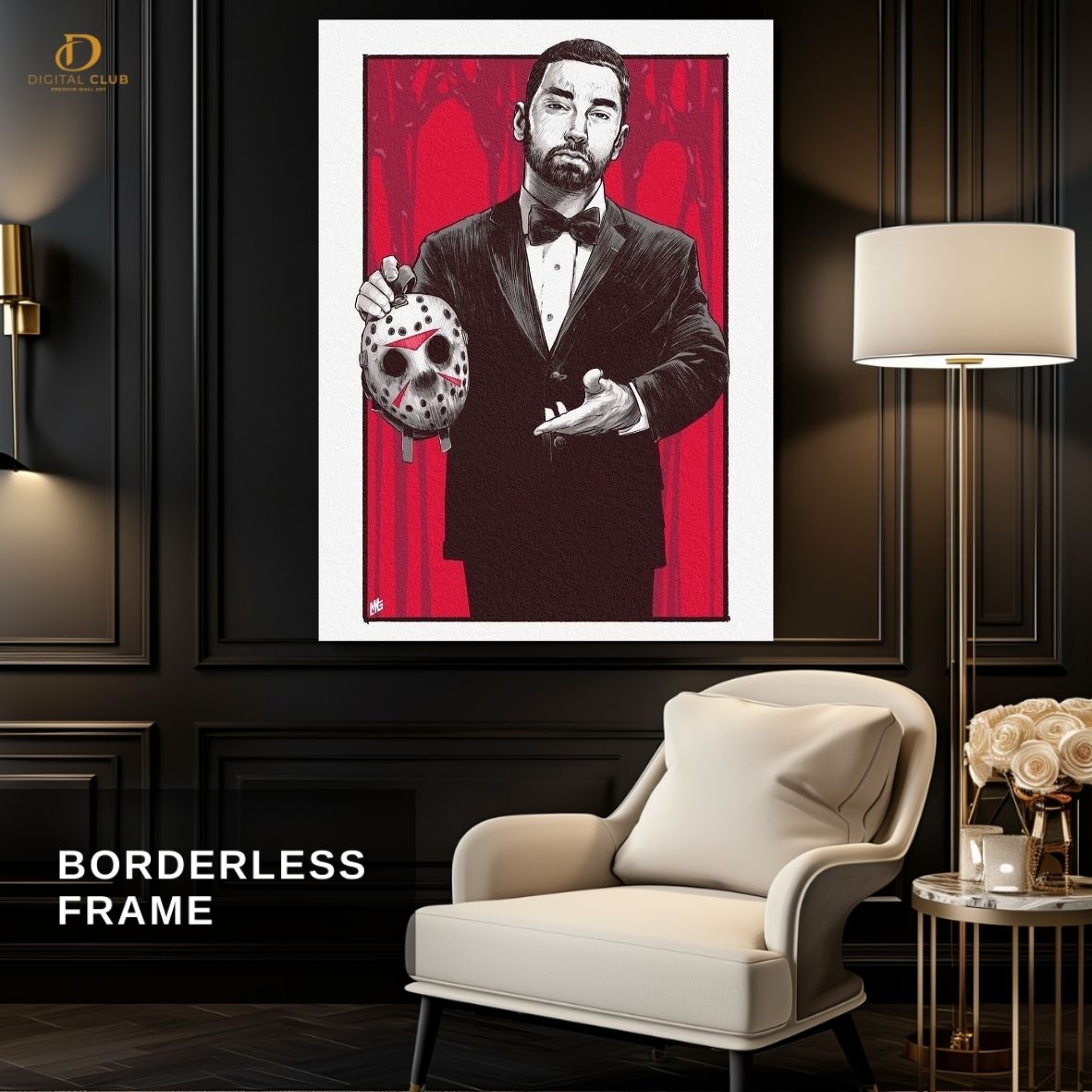 Eminem Graphic 6- Music Artist- Premium Wall Art