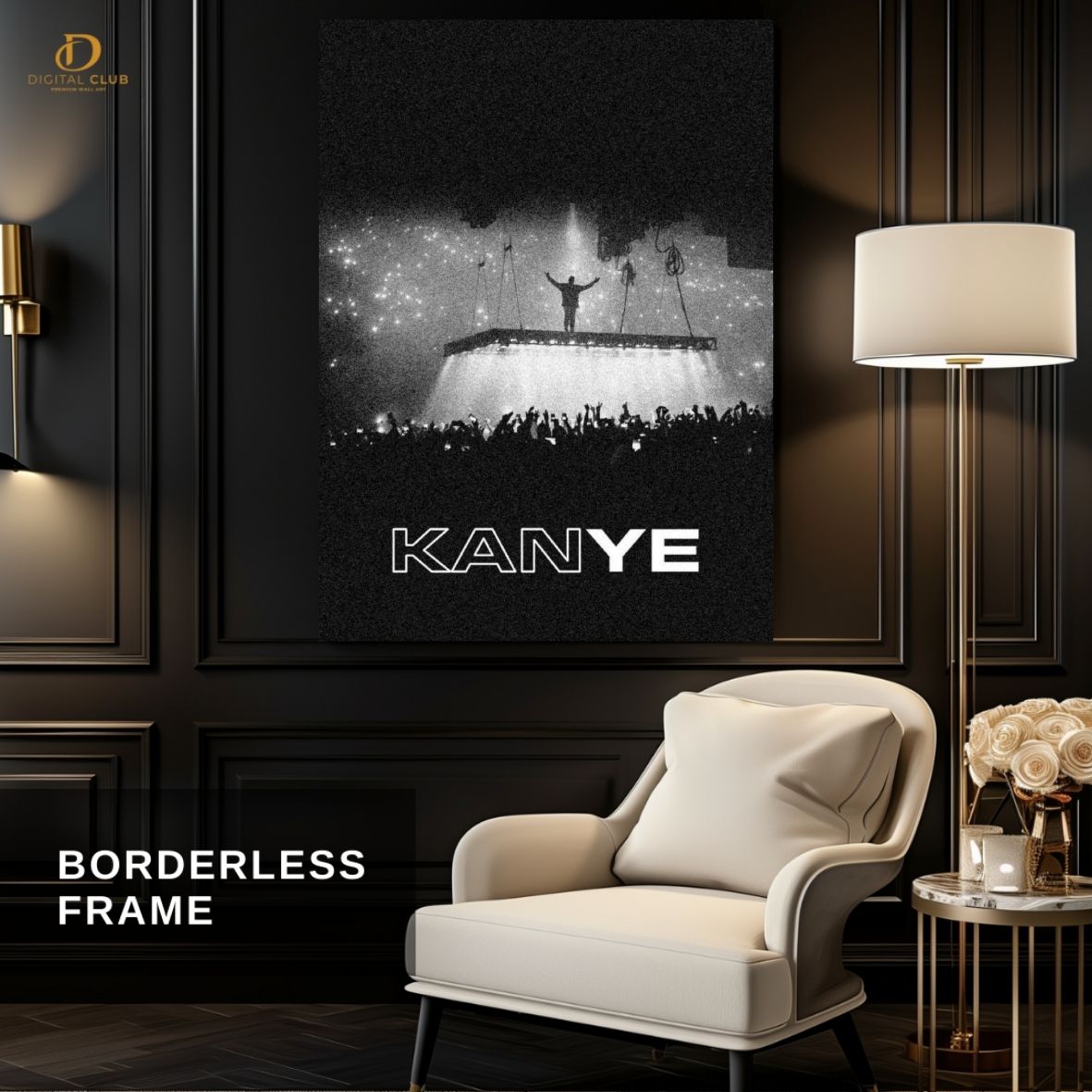 Kanye West 2 - Music Artist - Premium Wall Art