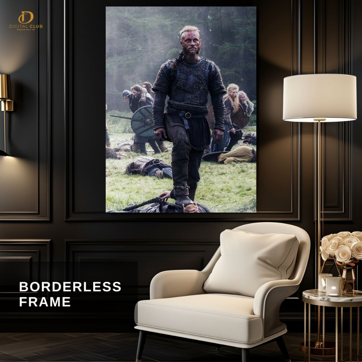 Ragnar Vikings 11 - Movie - Premium Wall Art