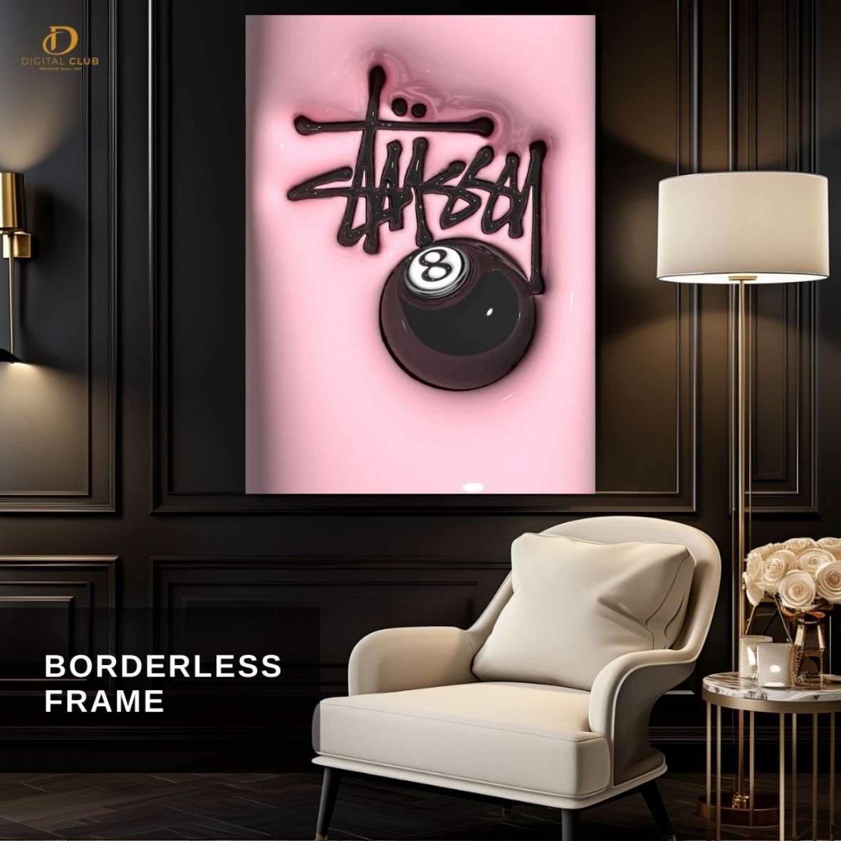 Stussy Snooker -Premium Wall Art
