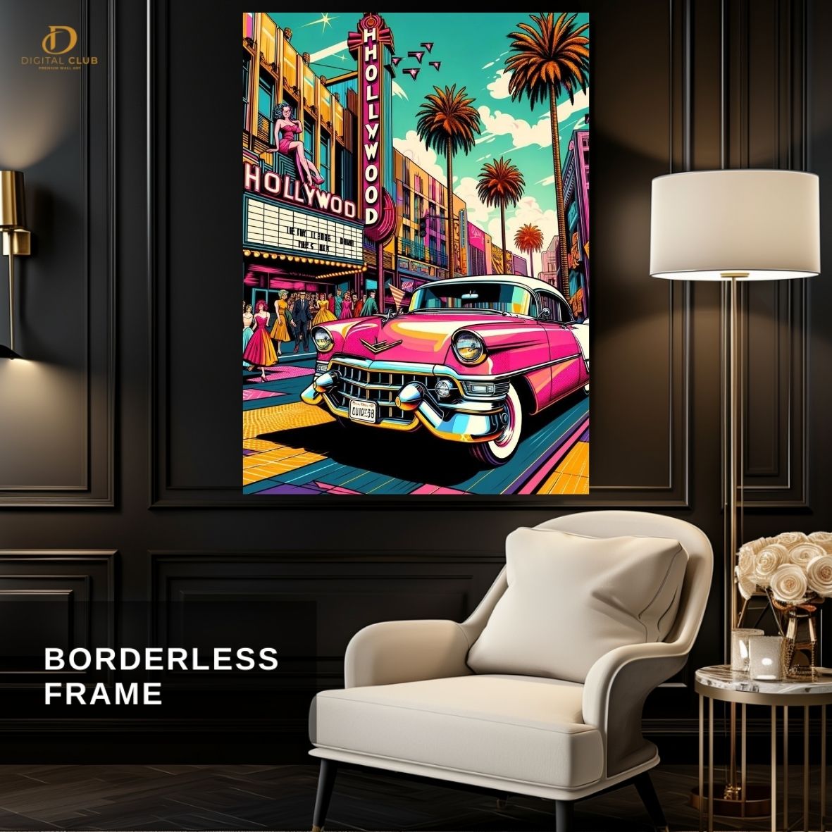 POPART CAR - VINTAGE - Premium Wall Art