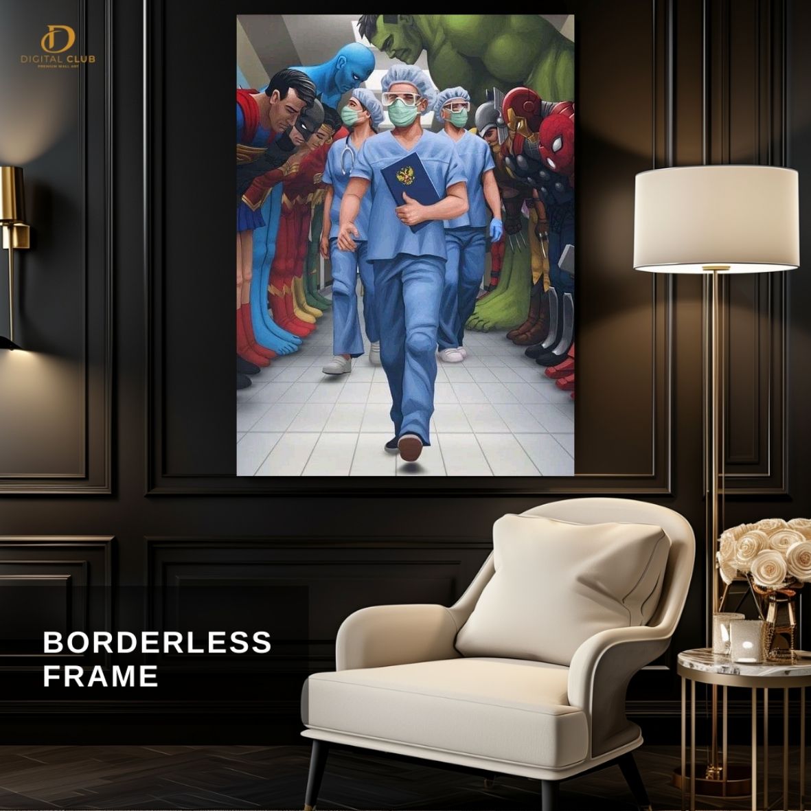 Doctor Artwork 4 -Office- Premium Wall Art