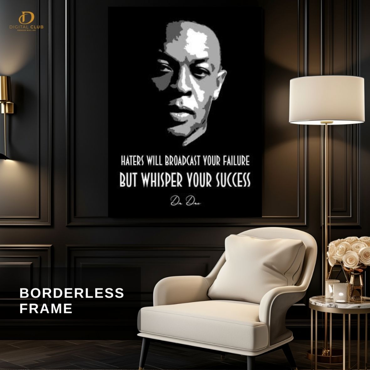 Dr. Dre "Quote" - Music Artist - Premium Wall Art