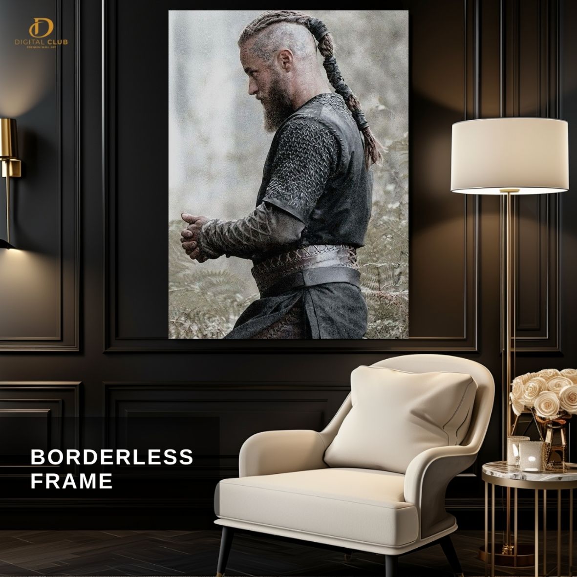 Ragnar Vikings- Movie - Premium Wall Art