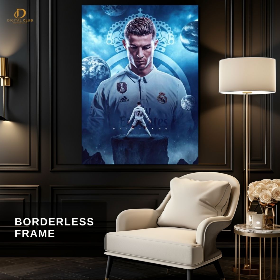 Ronaldo Artwork- Football -Premium Wall Art