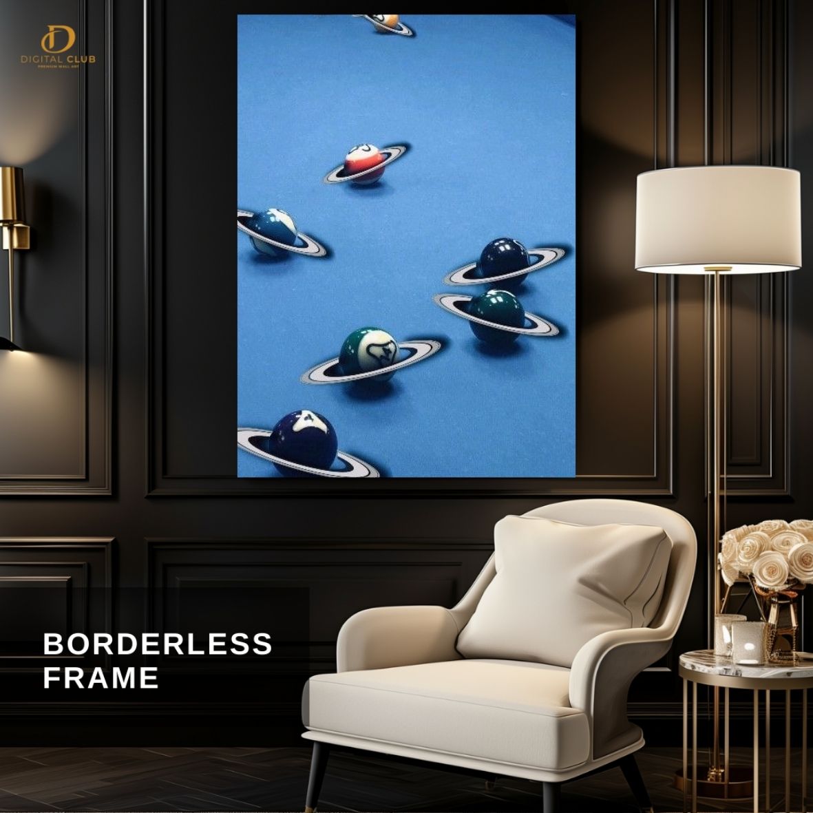 Billiards Balls Artwork -Premium Wall Art