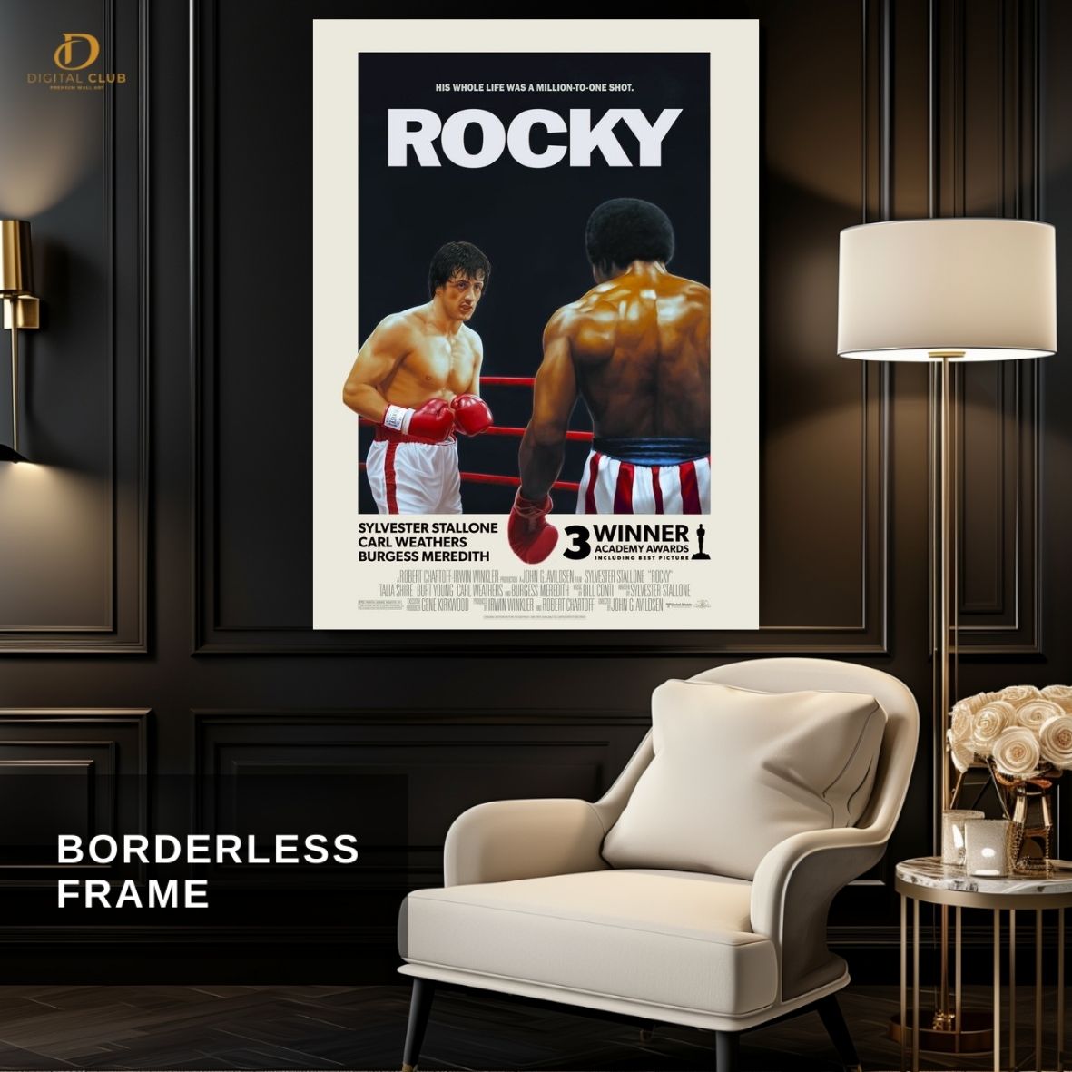 Rocky- Movie - Premium Wall Art