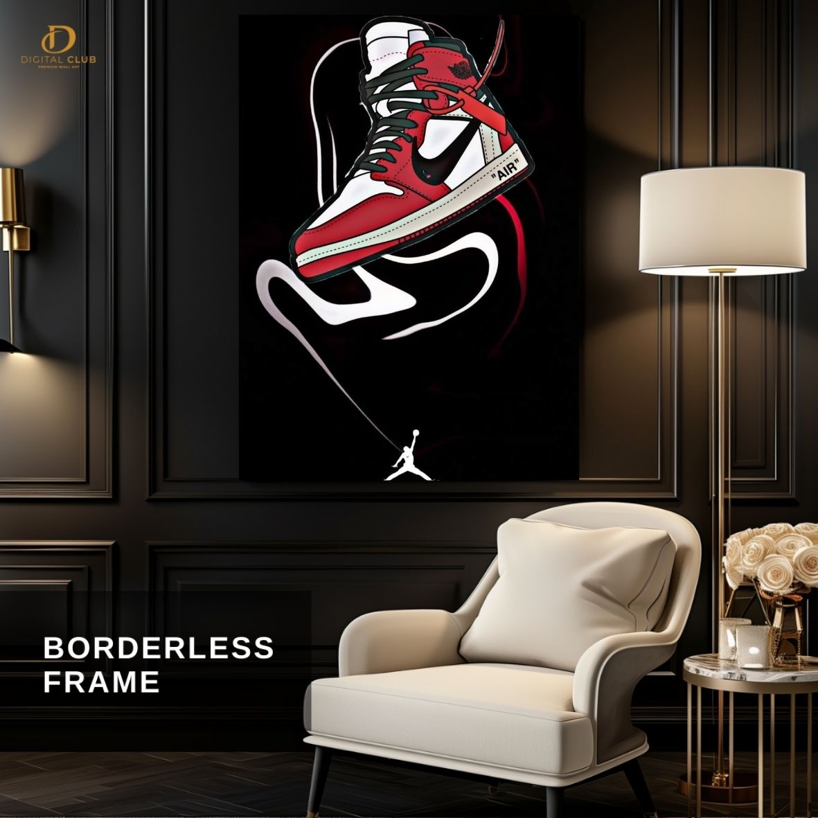Nike x Jordan - Shoe - Premium Wall Art