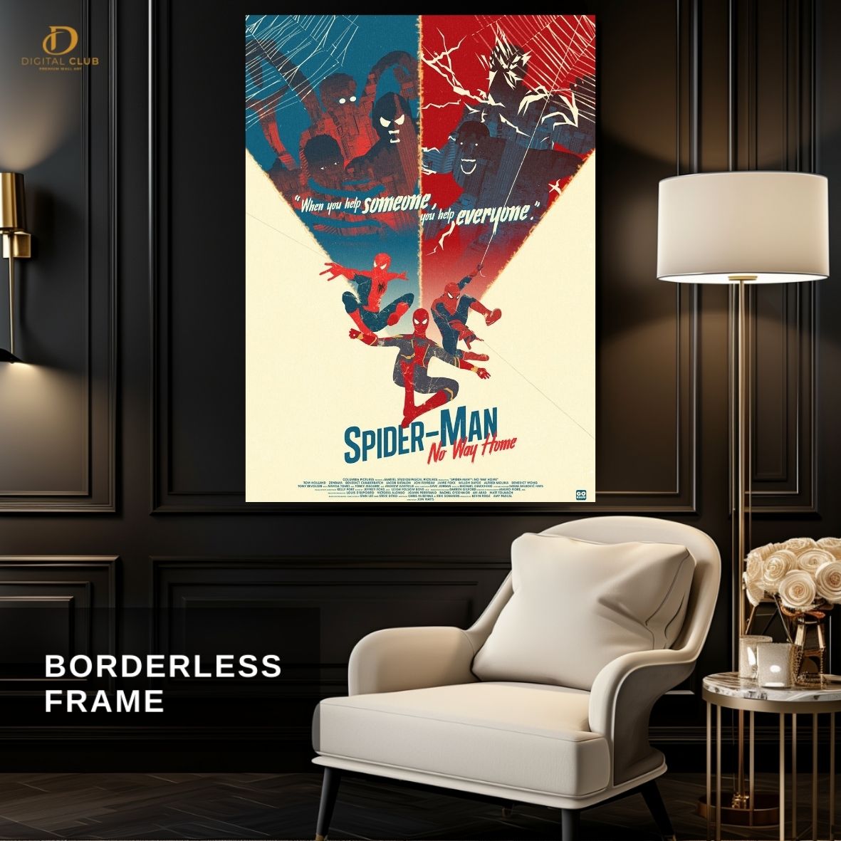 Spiderman (No Way Home) - Movie- Premium Wall Art