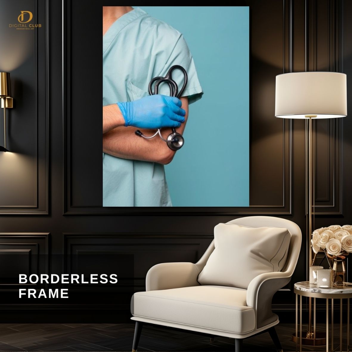 Doctor Artwork 2 -Office- Premium Wall Art