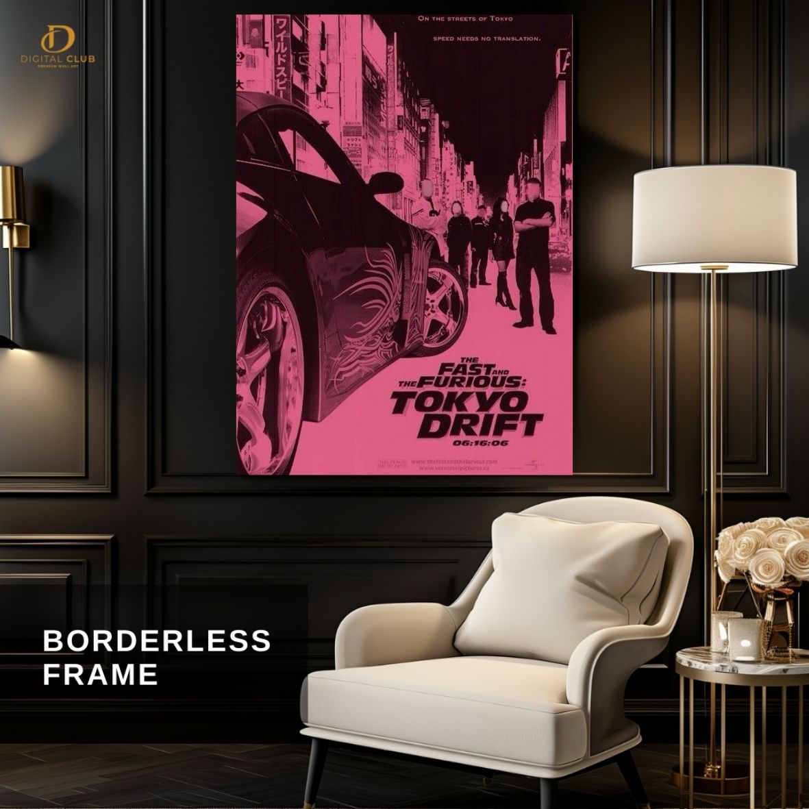 Tokyo Drift- Movie- Premium Wall Art - Art Digital Club