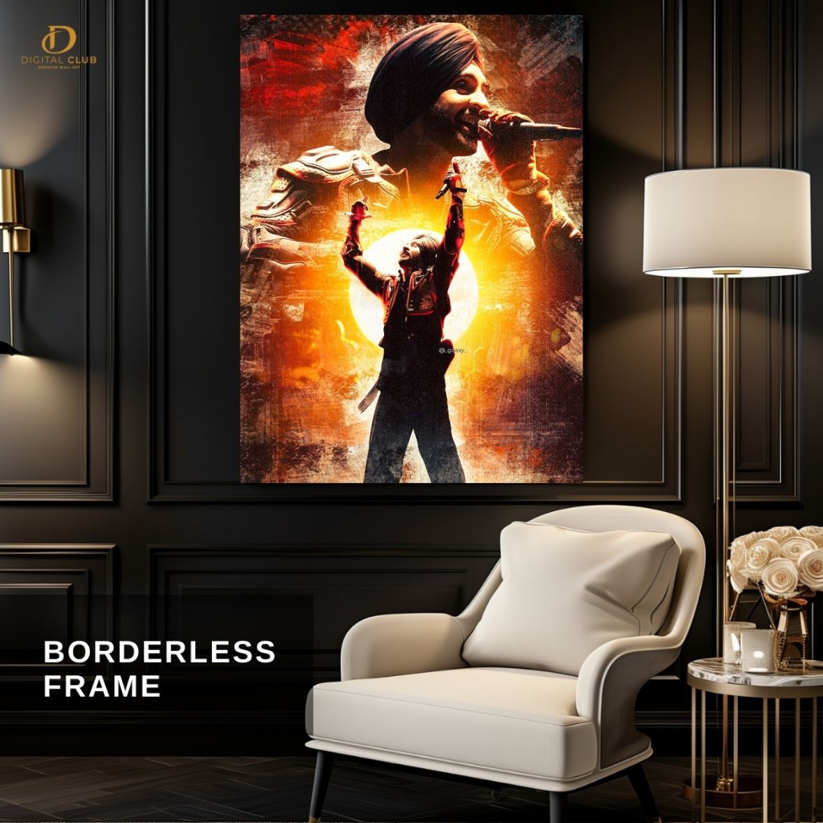 Diljit Dosanjh -Music- Premium Wall Art - Art Digital Club