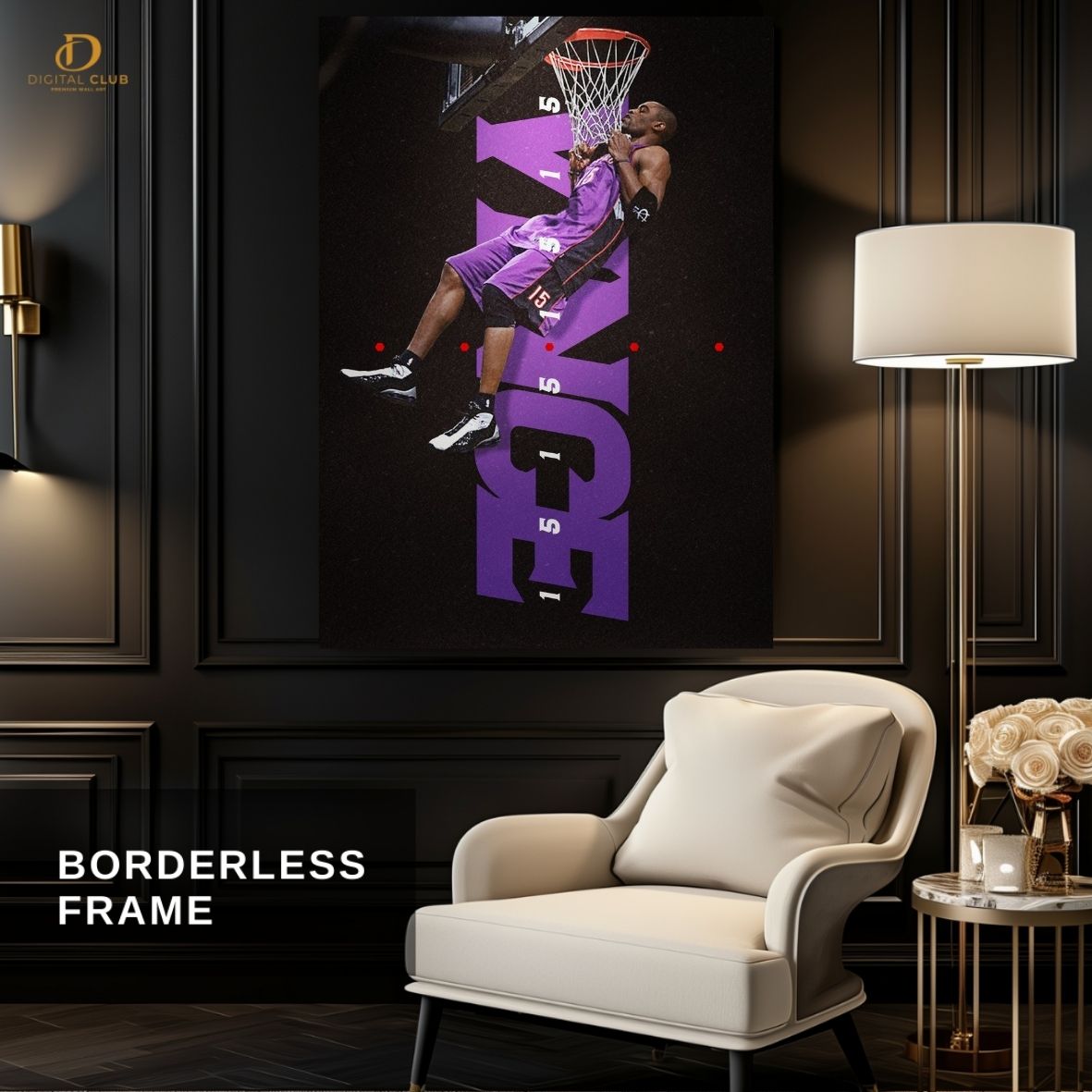 Vince Carter - Basketball - Premium Wall Art