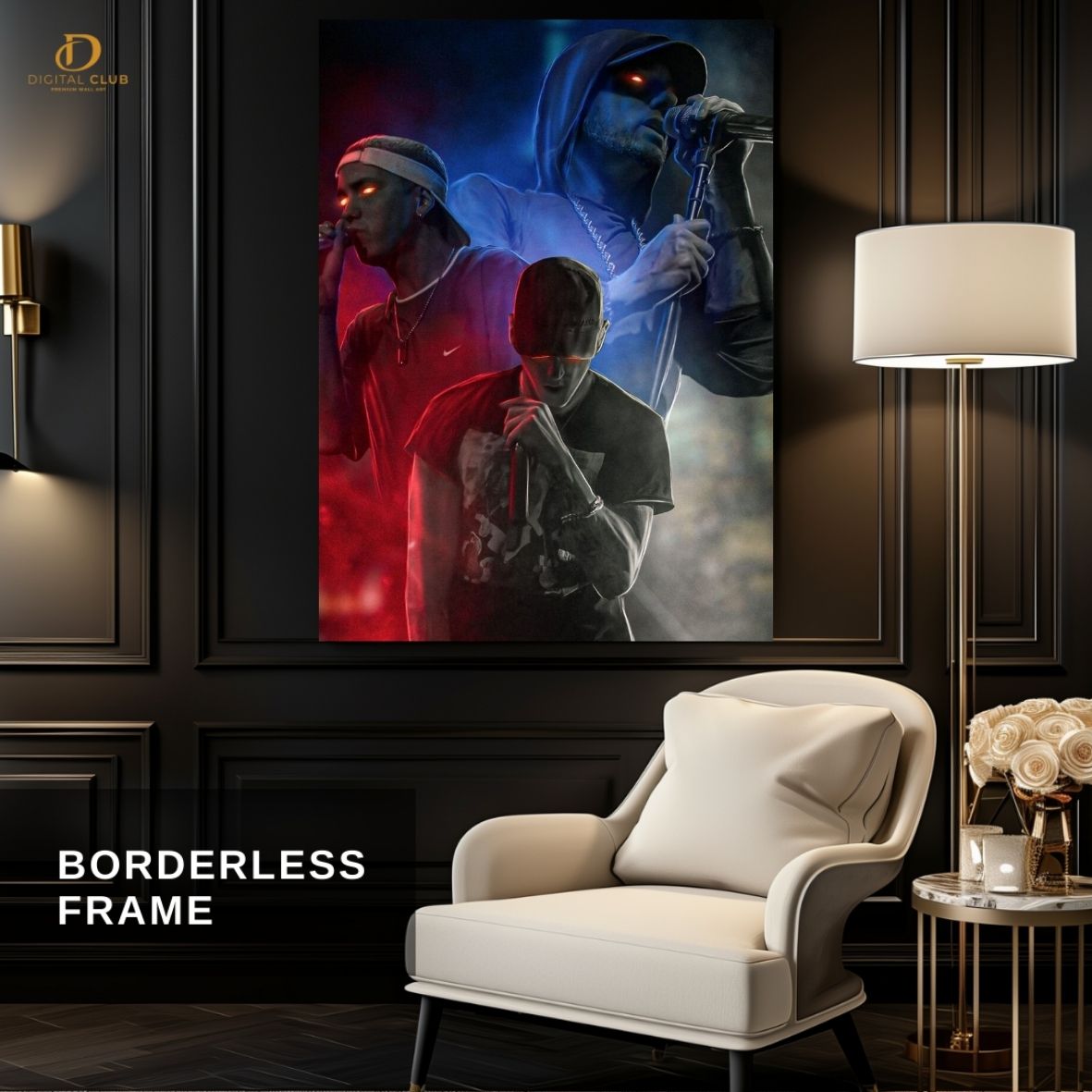 Eminem Graphic 8- Music Artist- Premium Wall Art