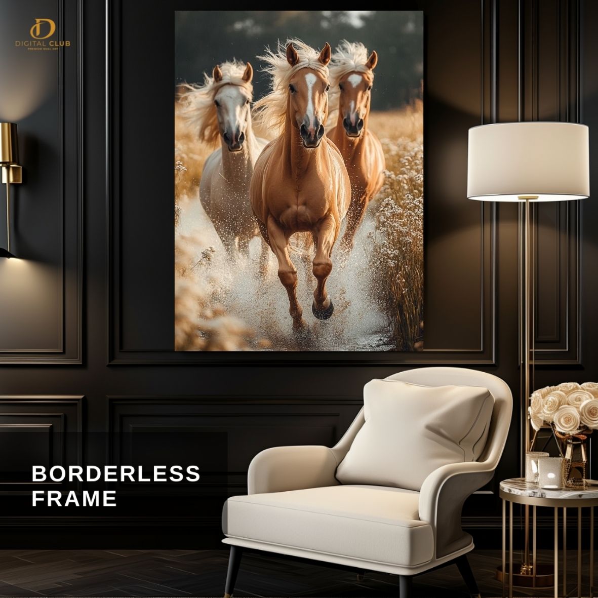 Horse Artwork 9- Animal-Premium Wall Art