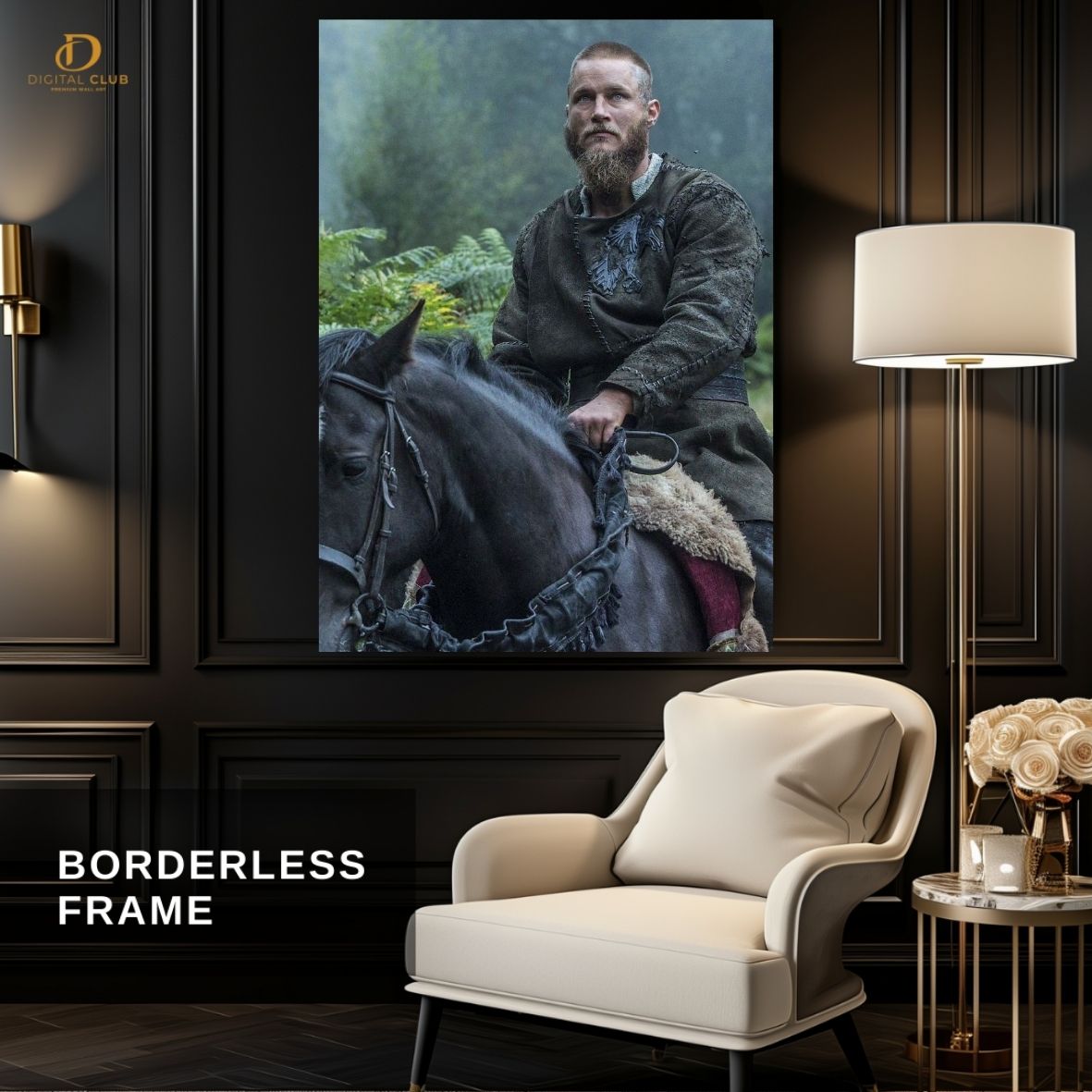 Ragnar Vikings 5- Movie - Premium Wall Art