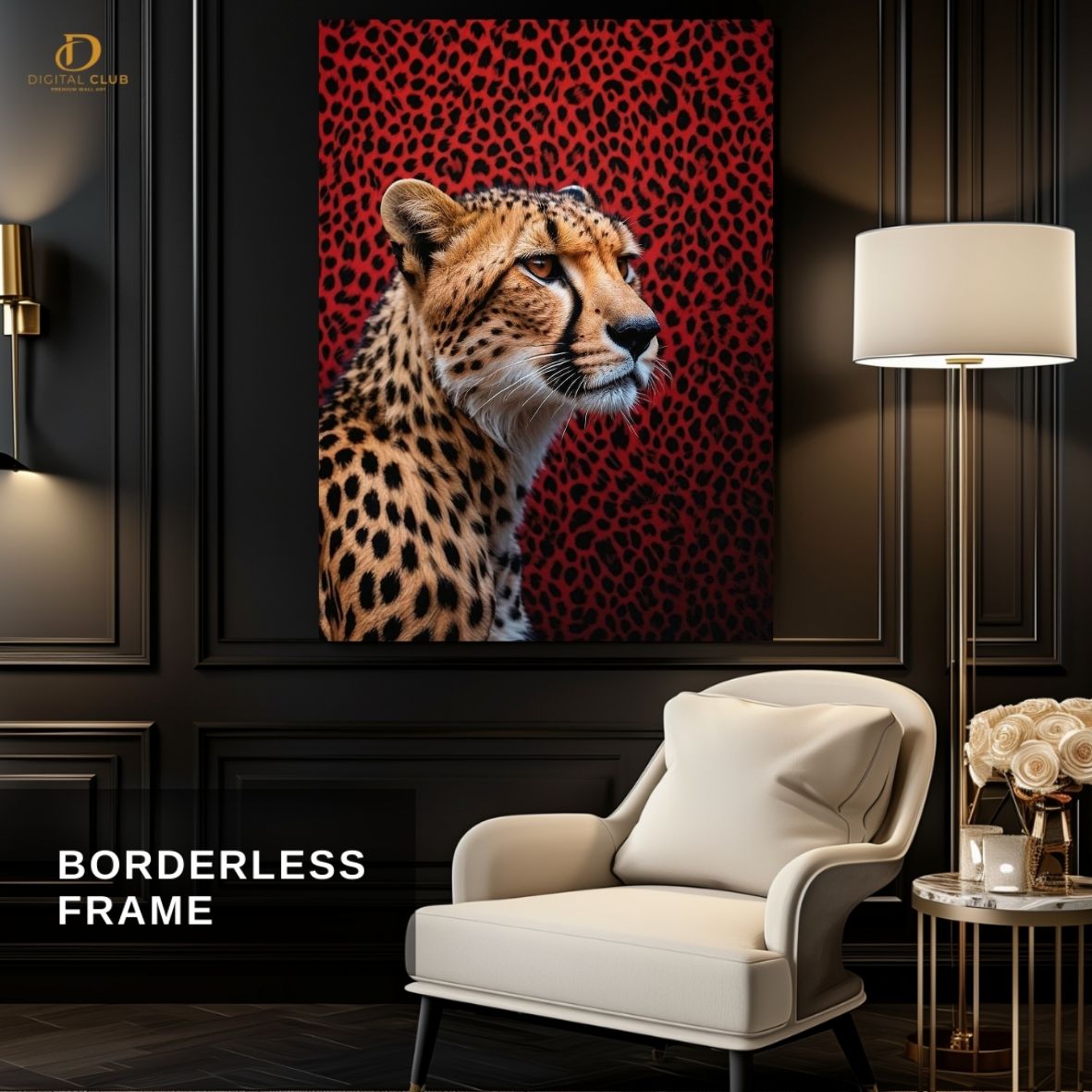 Cheetah 2 -Animal- Premium Wall Art