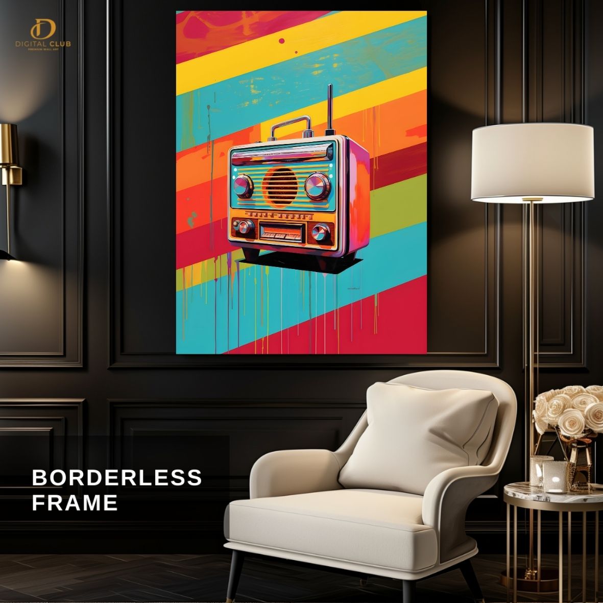 Vintage Radio - Premium Wall Art