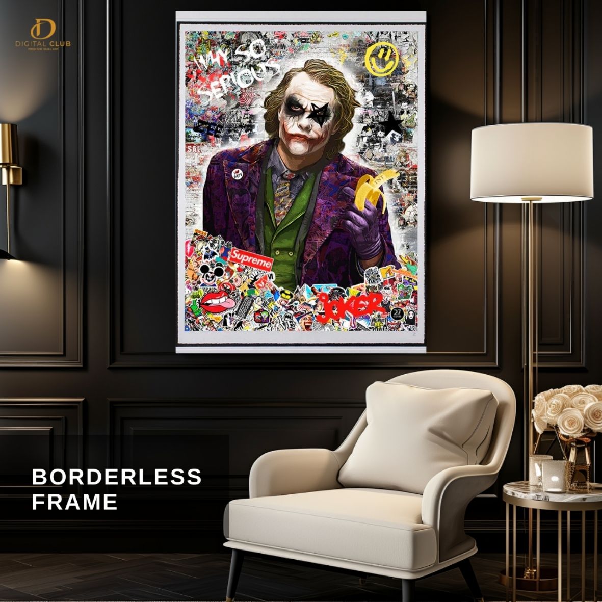 Joker Pop Art- Premium Wall Art - Art Digital Club