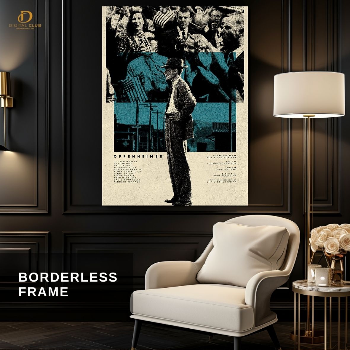 Oppenheimer- Movie- Premium Wall Art - Art Digital Club