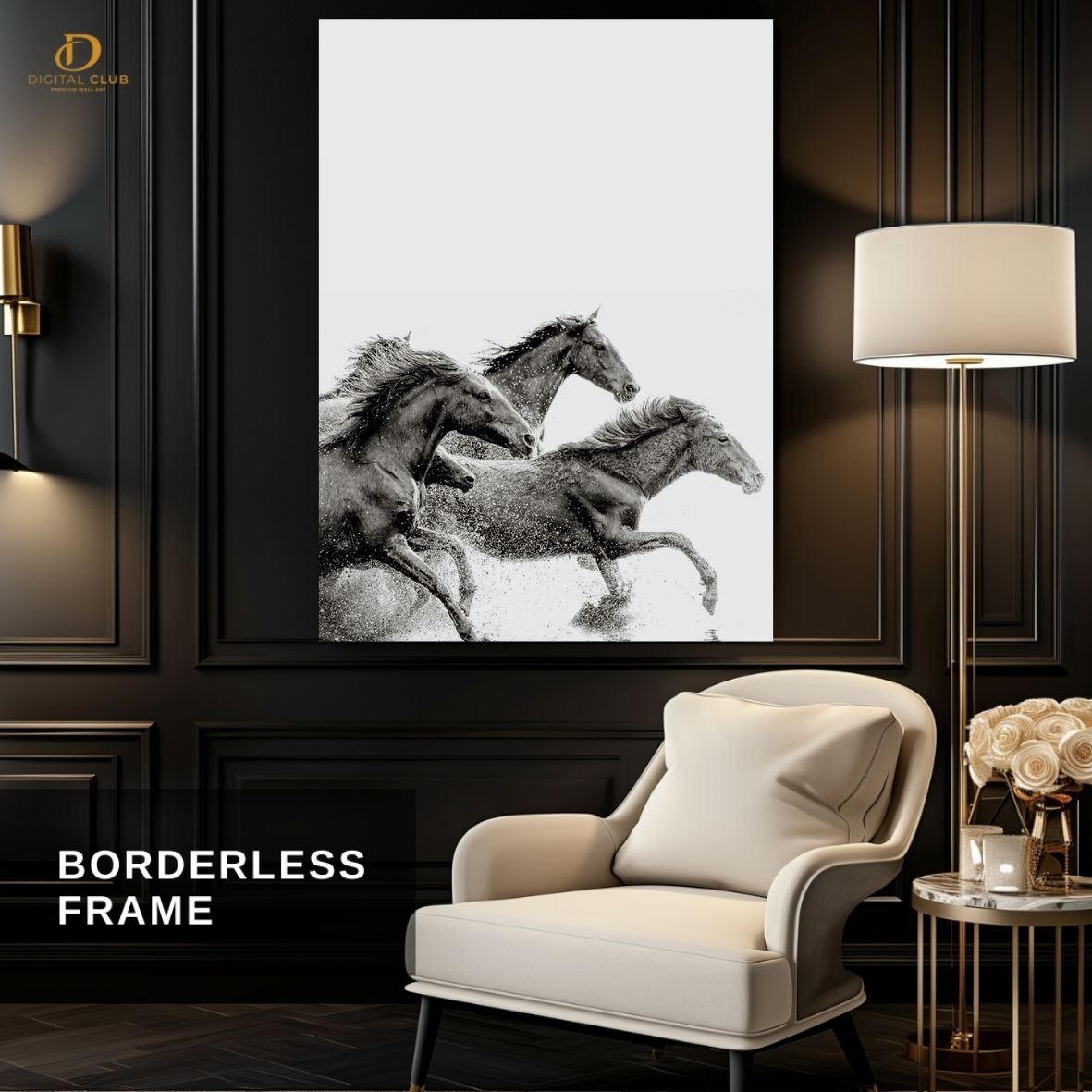 Horse Artwork 18- Animal-Premium Wall Art