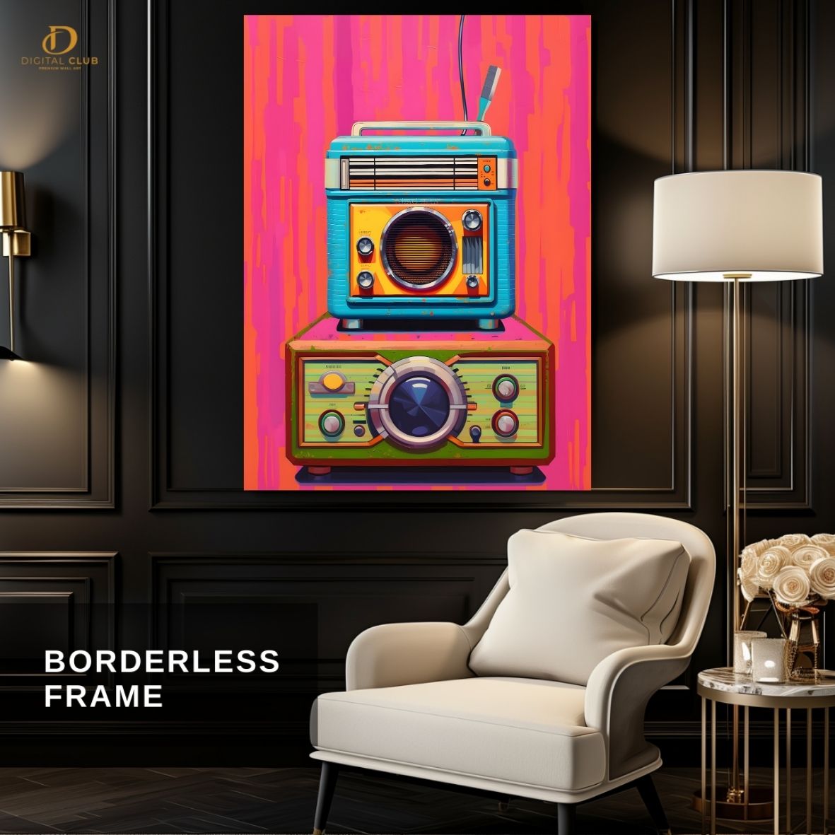 Vintage Radio 2 - Premium Wall Art