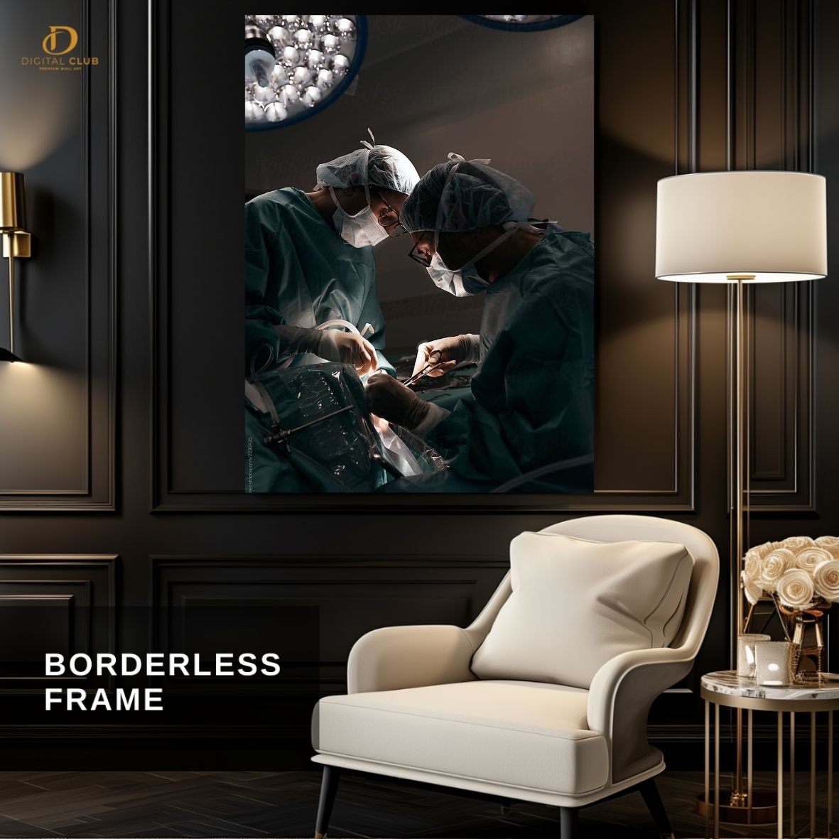 Doctor Artwork 3 -Office- Premium Wall Art