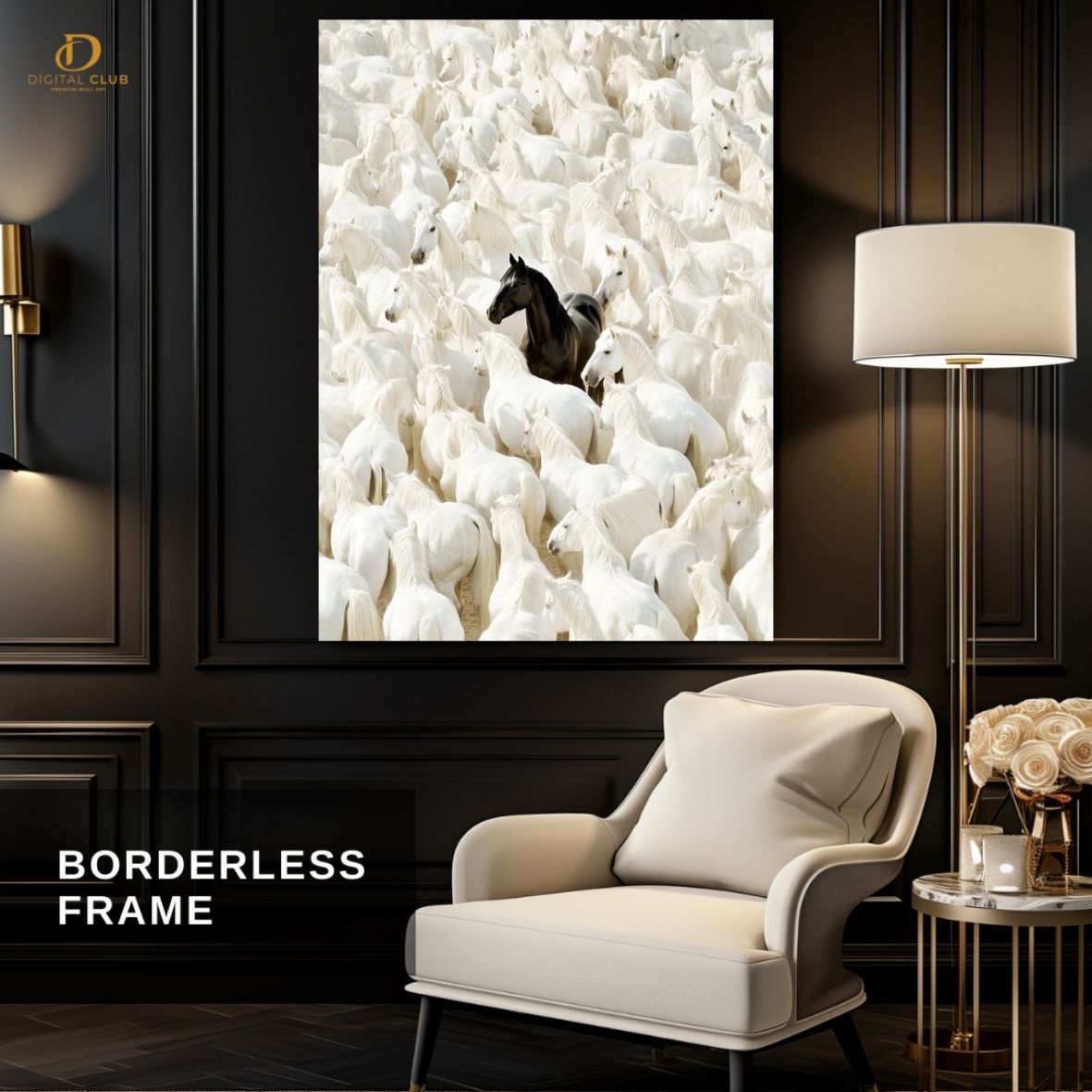 Horse Artwork 22- Animal-Premium Wall Art
