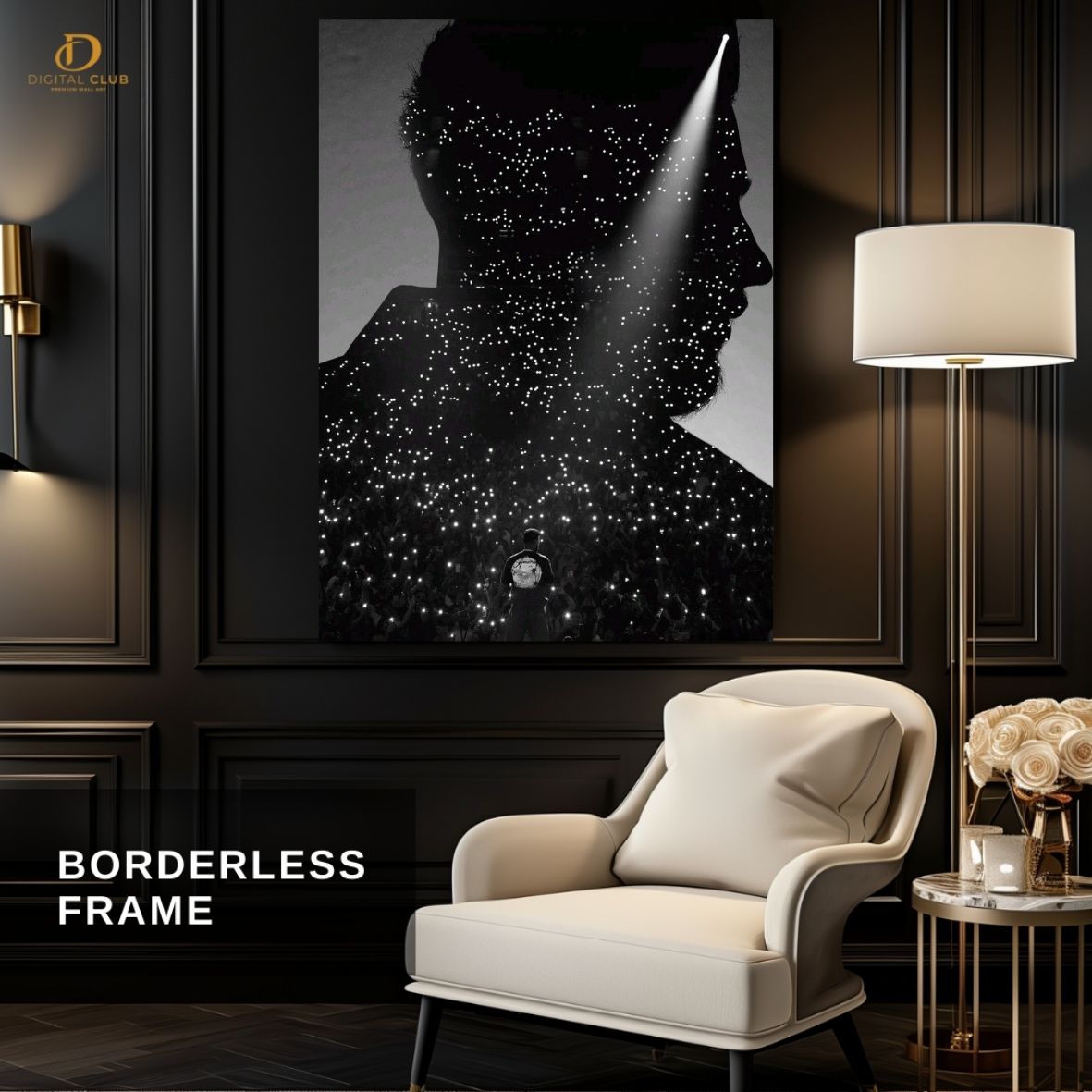 Karan Aujla Light- Music -Premium Wall Art - Art Digital Club