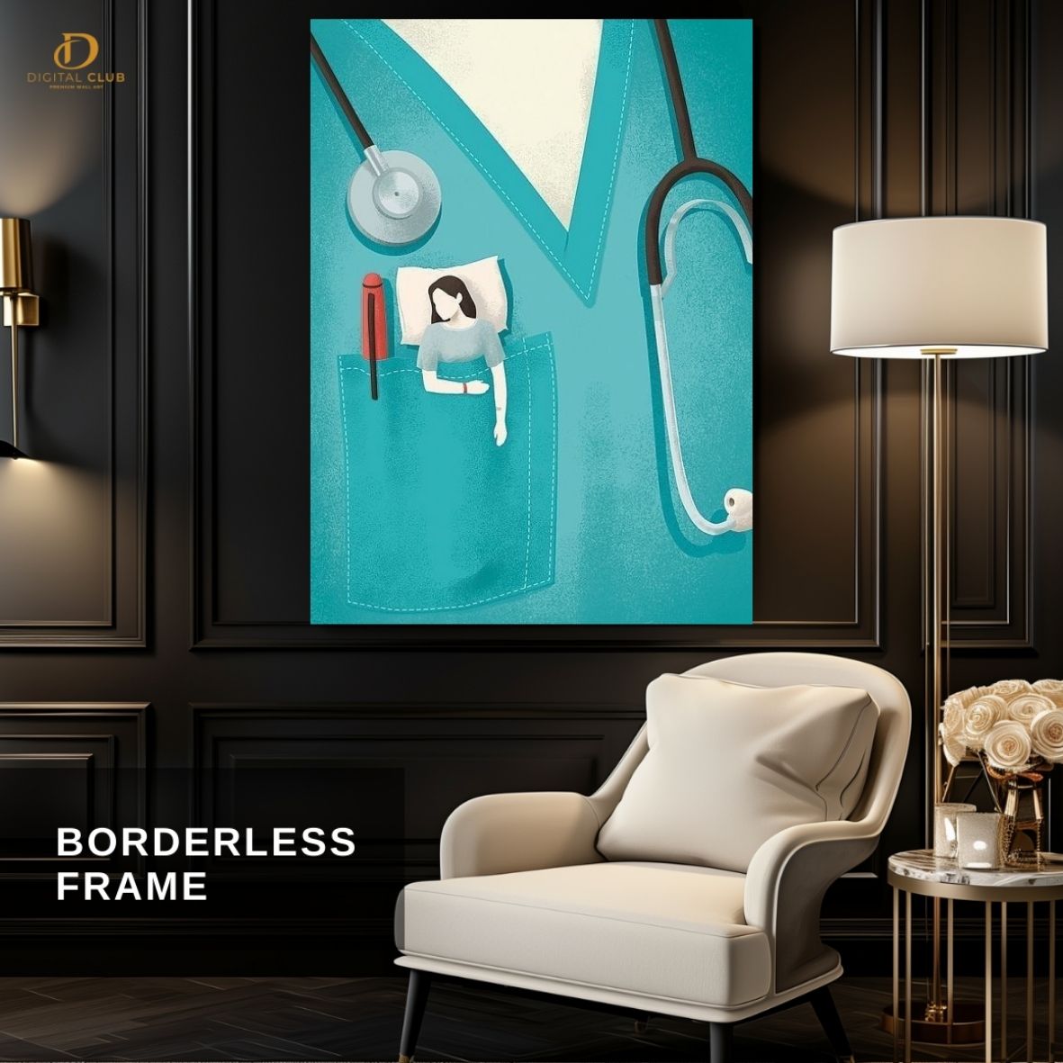 Doctor Artwork 9 -Office- Premium Wall Art