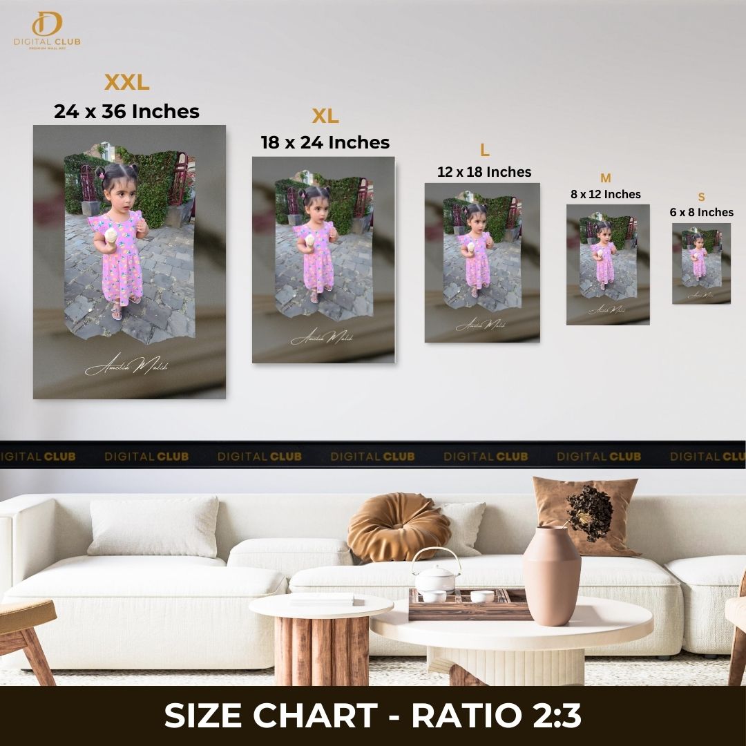 Customised Portrait with Name - Style 2