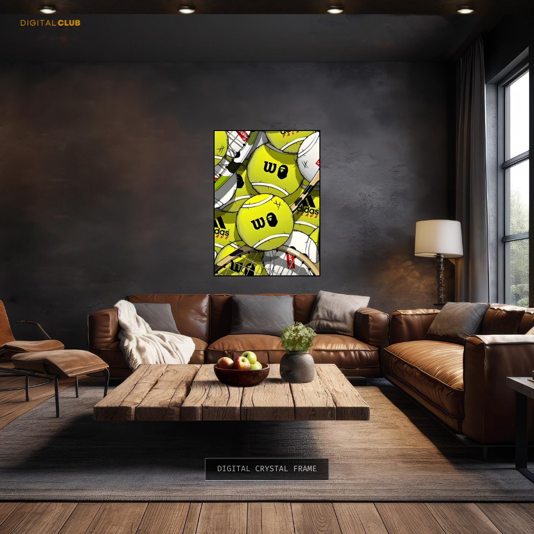 Tennis Ball Premium Wall Art