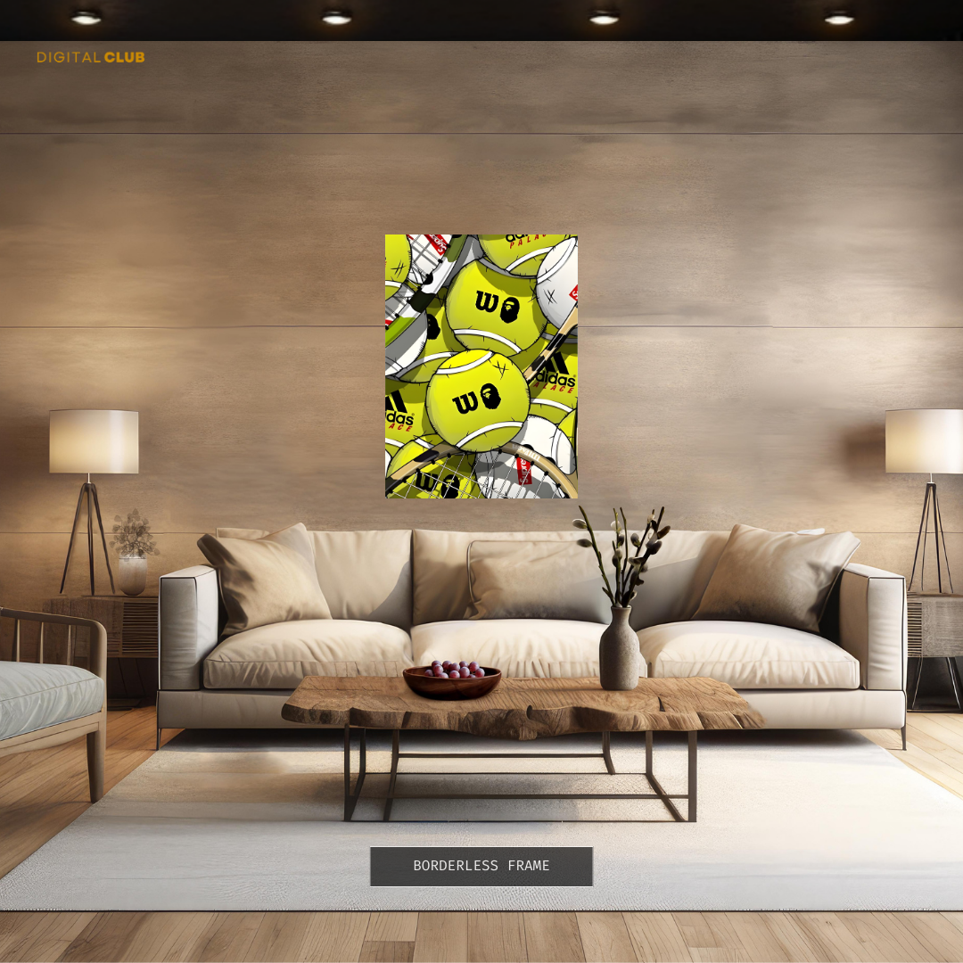 Tennis Ball Premium Wall Art