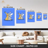 Pikachu - Pokemon - Premium Wall Art