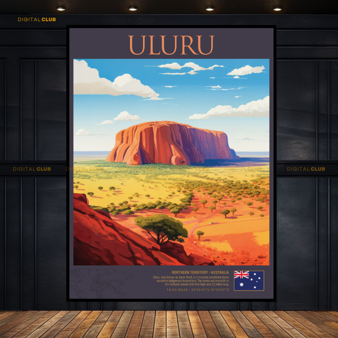 Uluru Australia Premium Wall Art