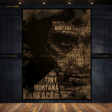 Scarface Tony Montana Artwork Premium Wall Art