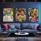 Celebrities POP Artwork - 3 Panel Wall Art