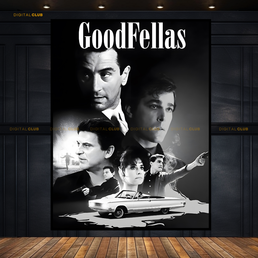 GoodFellas Movie B&W Premium Wall Art