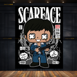 Scarface Pop Art Premium Wall Art