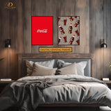 Coca Cola Artwork - 2 Panel Wall Art