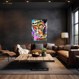 The Flintstones - Pop ART - Premium Wall Art