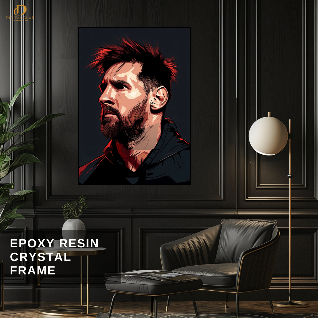 Lionel Messi - Football - Premium Wall Art