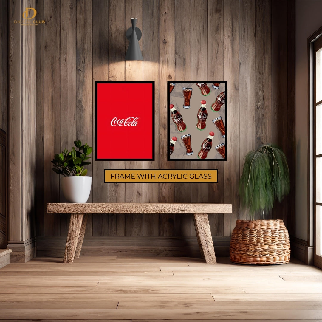 Coca Cola Artwork - 2 Panel Wall Art