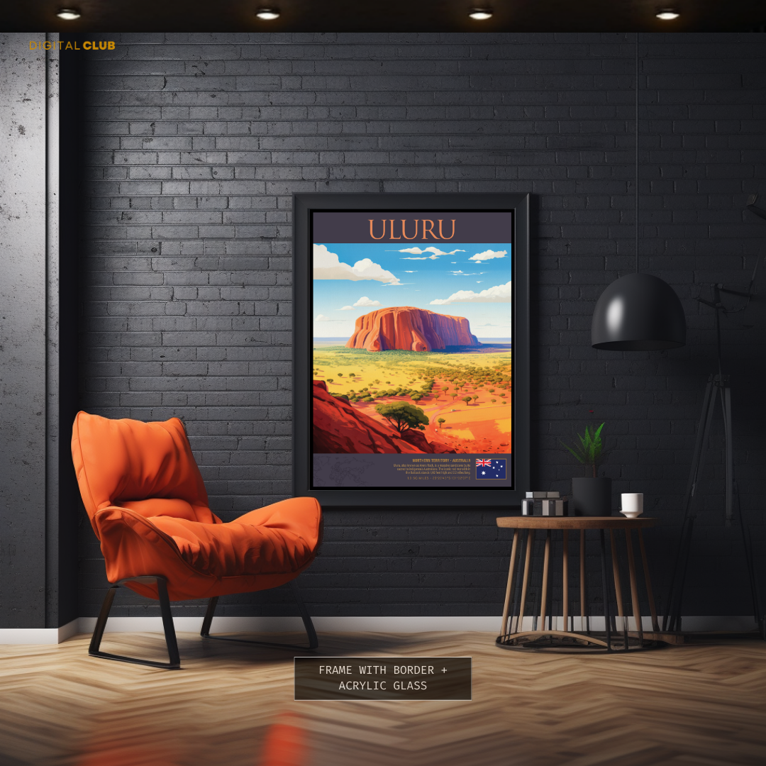 Uluru Australia Premium Wall Art