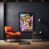 The Flintstones - Pop ART - Premium Wall Art