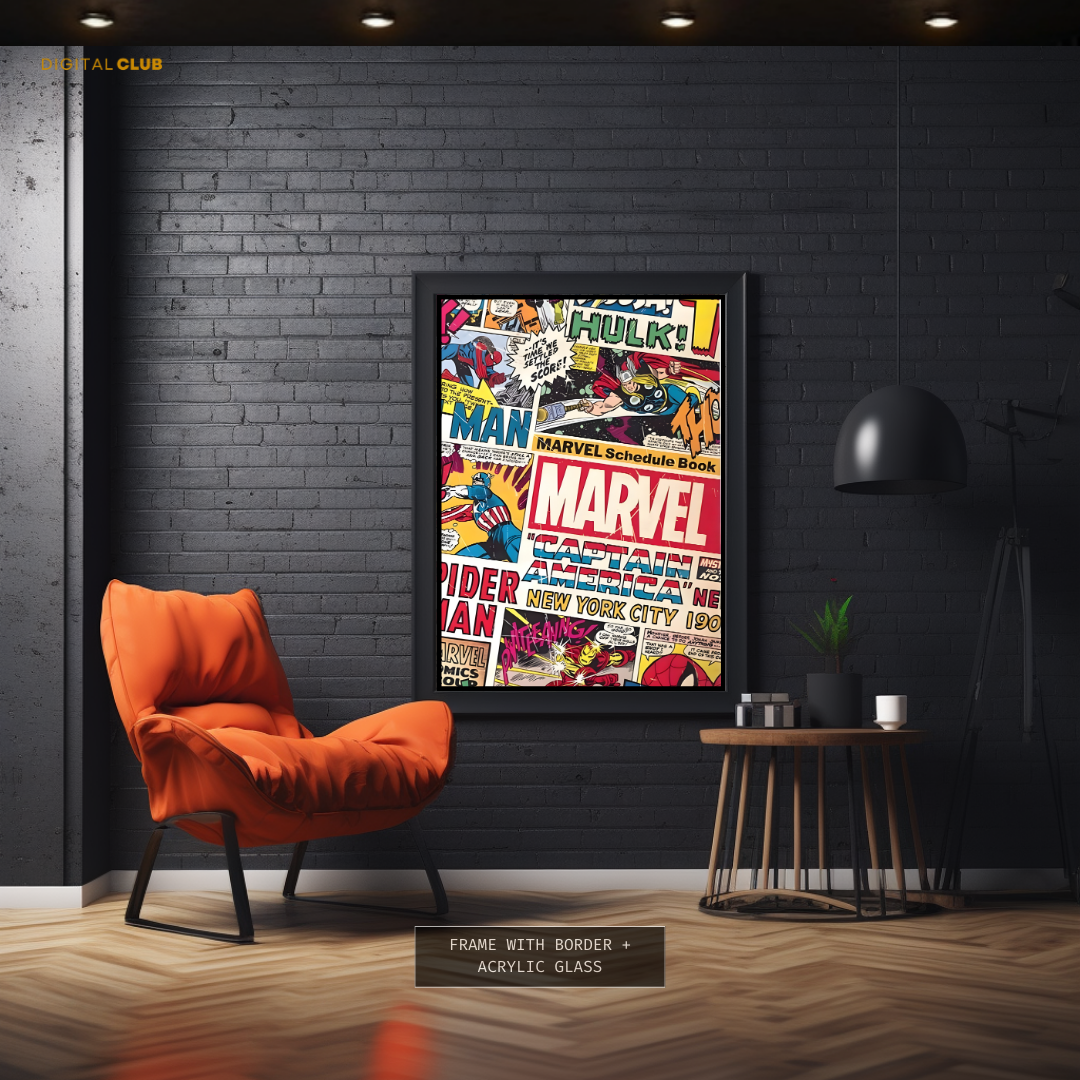 Marvel Cover - Comic Artwork - Premium Wall Art